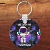 宇宙を探索する キーホルダー (正面)