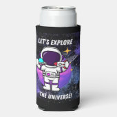 宇宙を探索する スリム缶クーラー (Seltzer裏面)
