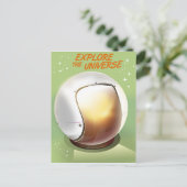 宇宙を探索する ポストカード (スタンド正面)