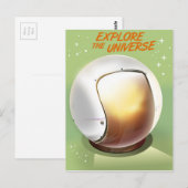 宇宙を探索する ポストカード (正面/裏面)