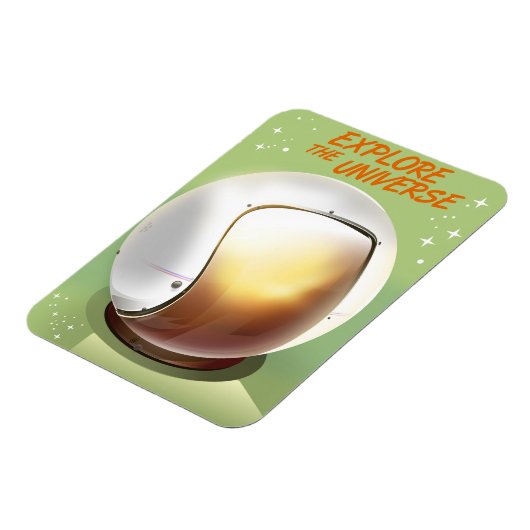 宇宙を探索する マグネット (左側)