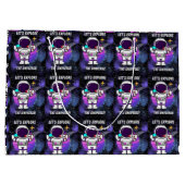 宇宙を探索する ラージペーパーバッグ (裏面)