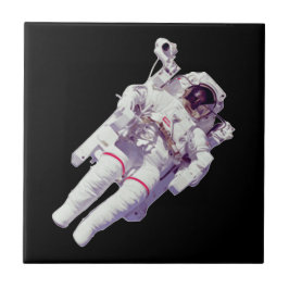 宇宙を探索する：レトロ宇宙飛行士 タイル