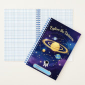 宇宙を探索する – Astronomy Notebook Cover ノートブック (内側)