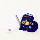 宇宙を探索する – Astronomy Notebook Cover ノートブック (内部)