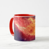 宇宙を横切るソーラーファイア マグカップ (正面左)