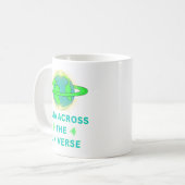宇宙を横断するデータ コーヒーマグカップ (正面左)
