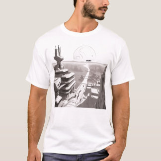 宇宙を横断するSF Tシャツ02 Aフロント Tシャツ