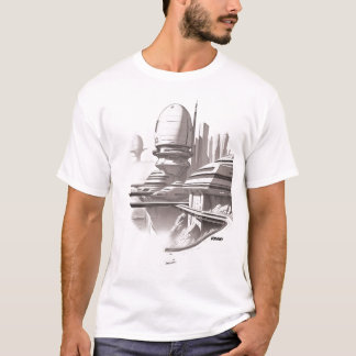 宇宙を横断するSF Tシャツ03 Aフロント Tシャツ