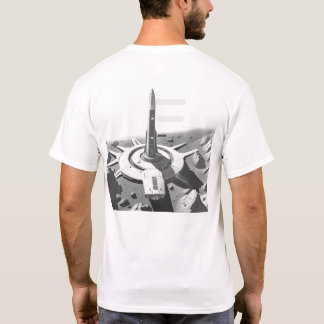 宇宙を横断するSF Tシャツ03 Eバック Tシャツ