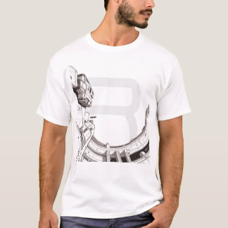 宇宙を横断するSF Tシャツ03 G正面 Tシャツ