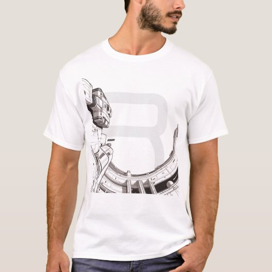 宇宙を横断するSF Tシャツ03 G正面 Tシャツ (正面)