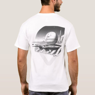 宇宙を横断するSF Tシャツ03 Jバック Tシャツ