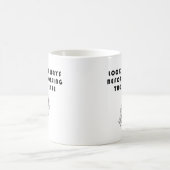 宇宙を渡る前は左右を確認 コーヒーマグカップ (中央)