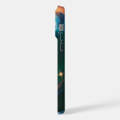 宇宙を渦巻く銀河の輝き – 宇宙柄のスマホケース iPhoneケース (左側面)