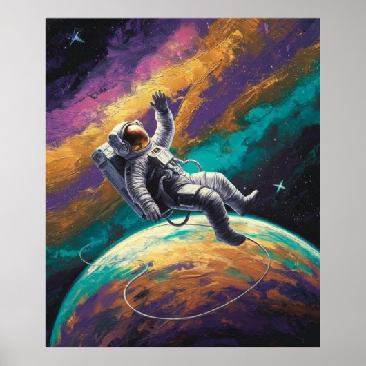 宇宙を漂う ポスター (正面)