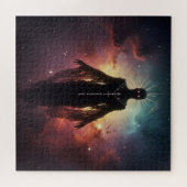 宇宙を見守る暗黒の超主 ジグソーパズル (横)