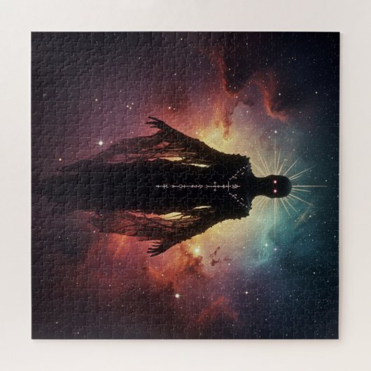 宇宙を見守る暗黒の超主 ジグソーパズル (横)
