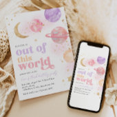 宇宙を超えた誕生日招待状 招待状