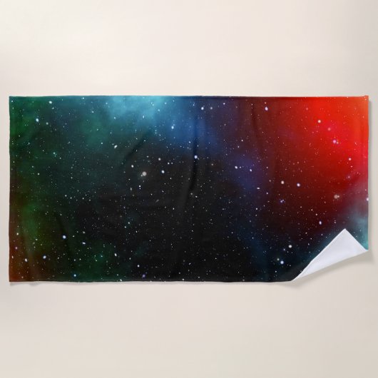 宇宙を身近に ビーチタオル (正面)