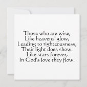 宇宙を通じた指導 カード (裏面)