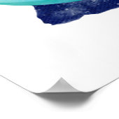 宇宙を飛ぶ少女と宇宙船の宇宙飛行士 - 惑星 ポスター (角)