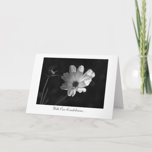 宇宙を-私達の哀悼の言葉を用いる…つけます カード (正面)