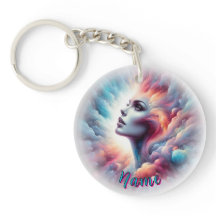 宇宙アウラの髪をした人