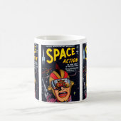 宇宙アクション#2ヴィンテージSci Fi漫画ブックカバー マグカップ (中央)