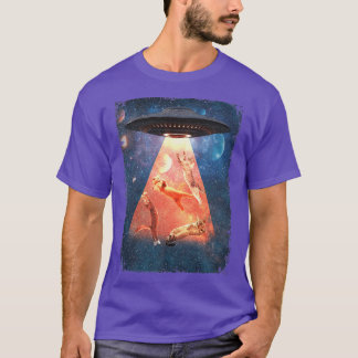 宇宙アストラル宇宙UFO宇宙飛行士Gaのおもしろい猫 Tシャツ