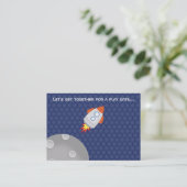 宇宙アドベンチャーこの宇宙船のデザインは出ている コーリングカード (スタンド正面)