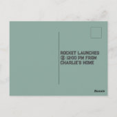 宇宙アドベンチャーハガキ ポストカード (裏面)