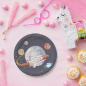 宇宙アドベンチャーボーイ誕生日 ペーパープレート (パーティー)
