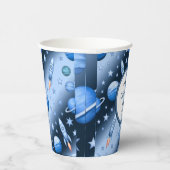 宇宙アドベンチャーロケットとプラネットブルー 紙コップ (右)