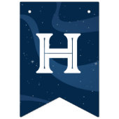 宇宙アドベンチャー:ブルー宇宙飛行士子供の誕生日パーティー バンティングフラッグ (第2の旗)