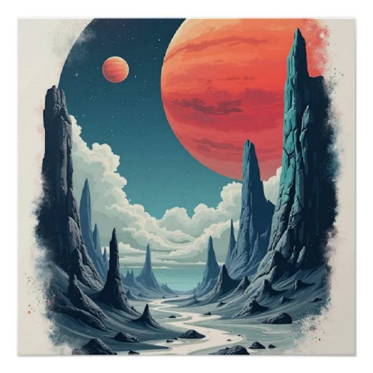 宇宙アドベンチャー:宇宙のための宇宙アート ポスター (正面)