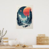 宇宙アドベンチャー：宇宙のための宇宙アート ポスター (キッチン)