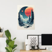 宇宙アドベンチャー：宇宙のための宇宙アート ポスター (ホームオフィス)