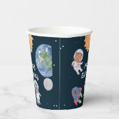 宇宙アドベンチャー：惑星と動物宇宙飛行士 紙コップ (右)