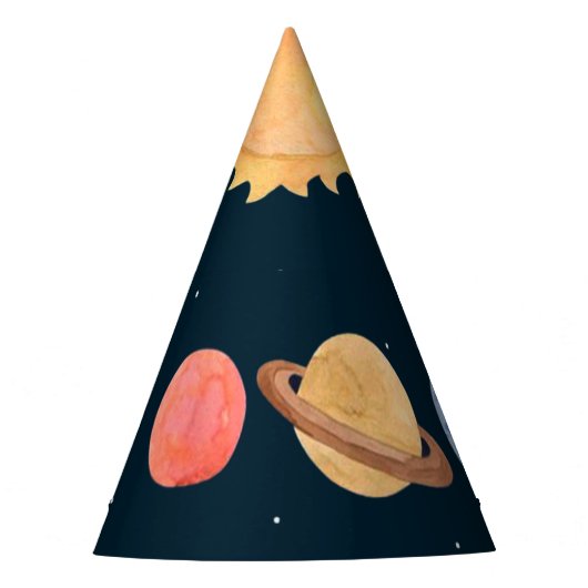 宇宙アドベンチャー：惑星 パーティーハット (正面)