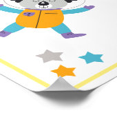 宇宙アニマルズアートプリントコアラ ポスター (角)