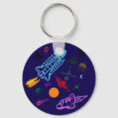 宇宙アート キーホルダー (正面)