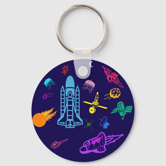 宇宙アート キーホルダー (裏面)