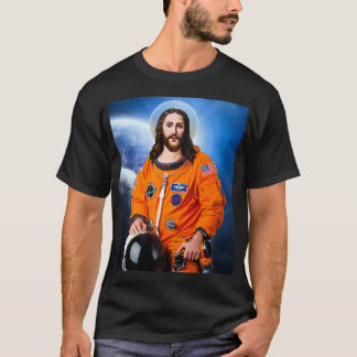 宇宙イエズス宇宙飛行士無神論科学 Tシャツ