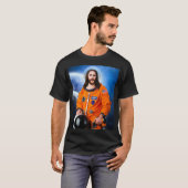 宇宙イエズス宇宙飛行士無神論科学 Tシャツ (正面フル)