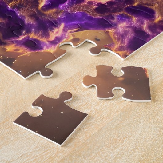宇宙イベントの地平線は未知の宇宙に開く ジグソーパズル (側面)