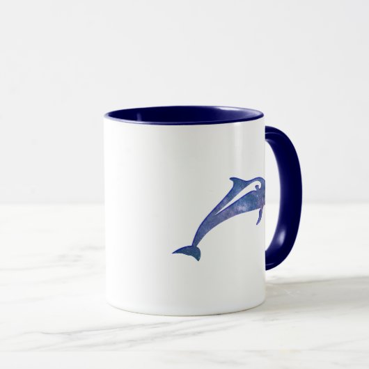 宇宙イルカ マグカップ (正面右)