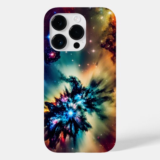 宇宙インジゴの爆発的な魅惑宇宙風景 Case-Mate iPhoneケース (裏面)