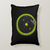 宇宙ウロボロ太陽のス系 アクセントクッション (正面(垂直))