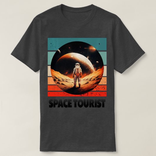 宇宙ウーリスト宇宙宇宙宇宙飛行士ロン Tシャツ (デザイン正面)